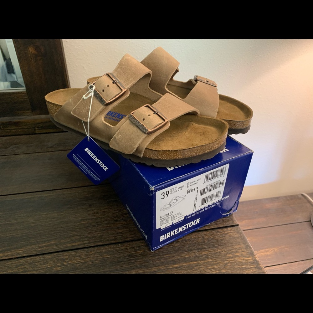 Birkenstock Arizona Soft Footbed, 39 regular width